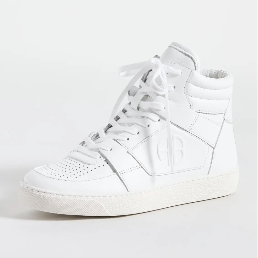 Anine Bing Hayden High Top Trainer Sneakers